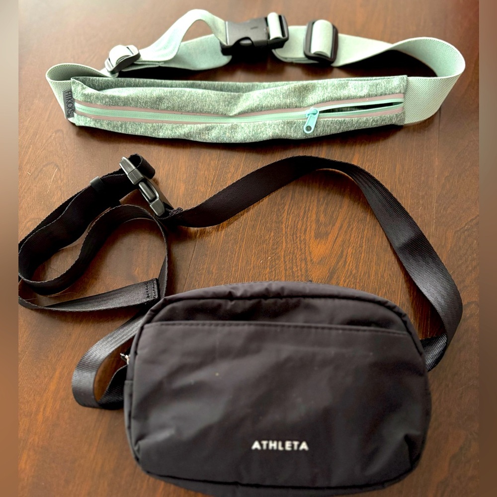 Athleta All About Crossbody Belt Bag and Running Belt/Fanny pack